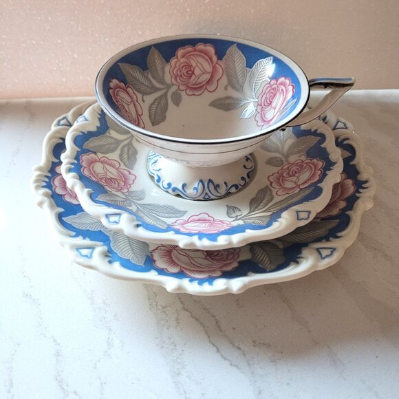 Seltmann Weiden Cup Saucer Plate Set 1924-1946 Mark - Picture 7 of 15